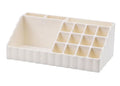 Macaron Series Makeup Organizer with Compartments (L)(White