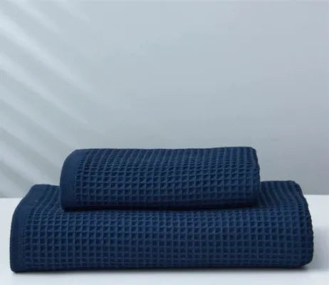 Waffle Weave Series Kids Towel(Navy)