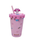 My Melody Sweet Factory Decoration Ceramic Cup with Lid & Straw 400mL