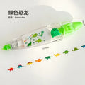 Retractable Decoration Tape (Green Dinosaur)