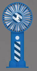 Campus Style Battery Mini Fan with Base (Blue)
