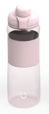 Light Enjoy Series Sports Handle Plastic Bottle 600mL(Pink)