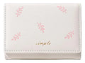 Leaf Short Tri-Fold Women's Wallet(Light Apricot)