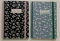A6 Hardcover Book with Pocket 96 Sheets (2 Assorted Designs)(Flowers)