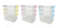 Summer Series 3-Tier Storage Box with Lid-clamping Handles (L)
