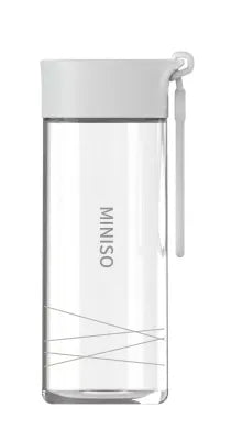 High Borosilicate Glass Bottle with Handle 300mL(Gray)