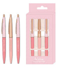 Pink Series Ballpoint Pen Set (3 Pcs)