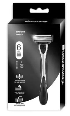 Mens Premium 6-Layer Razor (Black)