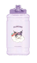 Sanrio characters Strawberry collection Plastic Bottle with Auto Flip Lid (Kuromi)