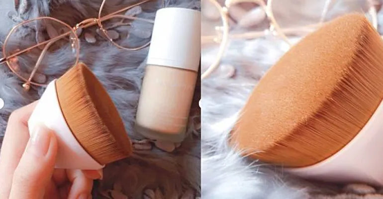 Pink Seamless Finish Foundation Brush