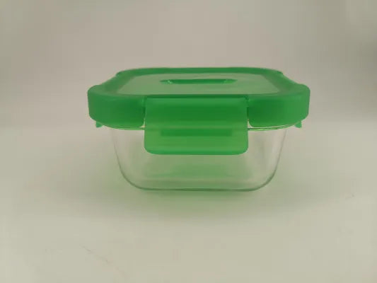 Rainbow Series Square Food Storage Container (320mL)(Green)