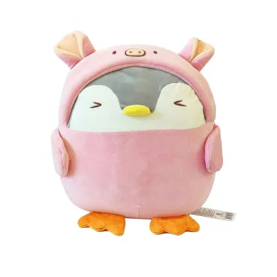 Hoodie Penguin Plush Toy 32CM(Pig)