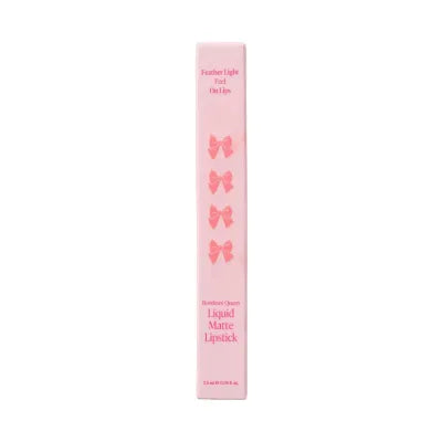 Miniso Bowknot Queen Liquid Matte Lipstick(02Vivid Pink)