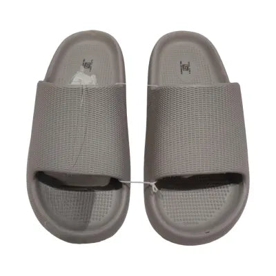 Simple and Lightweight Mens Bathroom Slippers(Grey, 43-44)