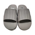 Classic Striped Mens Bathroom Slippers(Grey, 43-44)