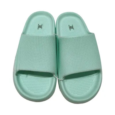 Simple and Lightweight Womens Bathroom Slippers(Mint Green, 37-38)
