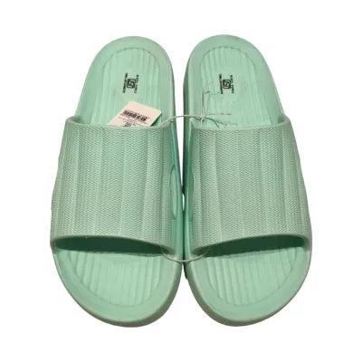 Classic Striped Womens Bathroom Slippers(Mint Green, 39-40)