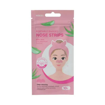 Miniso Portable Bagged Nose Strips(Aloe Vera)