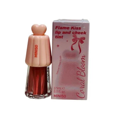 Miniso Flame Kiss Lip and Cheek Tint(Coral Bloom)