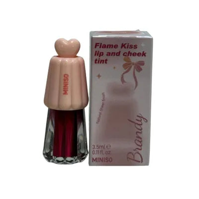 Miniso Flame Kiss Lip and Cheek Tint(Brandy)