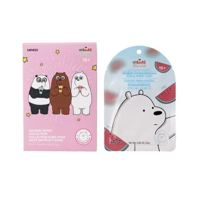 We Bare Bears Collection Fruit Hydrating Facial Sheet Mask(Watermelon)