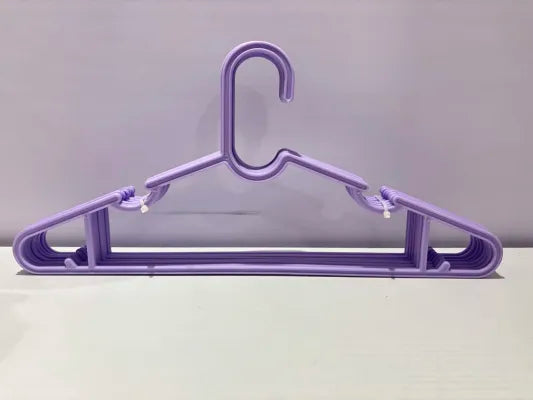 Miniso Simple Hangers 10 PCS(Light Purple)