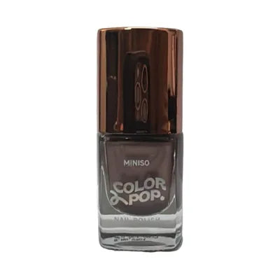 Miniso Color PoP Nail Polish((Metallic Brown) P09)