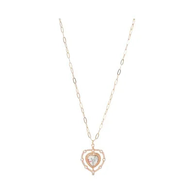 Rose Heart Necklace