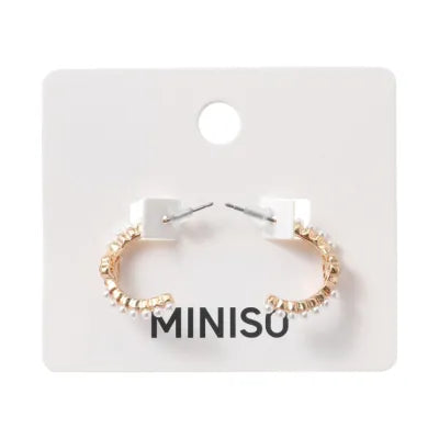 Rose Beaded Earrings (1 Pair)