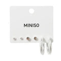 Versatile Earrings (3 Pairs)