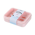Simple Style 2 Compartment Soap Holder (Pink)