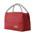 Large Capacity Solid Color Lunch Bag(Red)