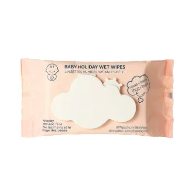 Baby Holiday Wet Wipes (80 Wipes)