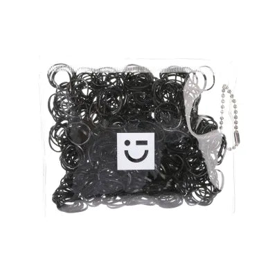 Disposable & Durable Small Rubber Bands (Black, 500pcs)