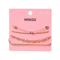 Heart Series Chain Bracelets (4 pcs)
