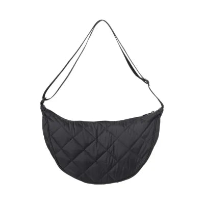 Half-Moon Crossbody Bag(Black)