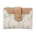 Floral Series Zip Women's Wallet(Apricot)