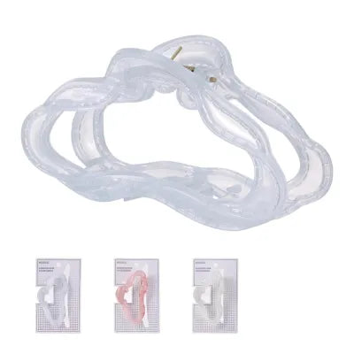 Basic Series Single Jelly Cloud Hair Clip (Mixed)