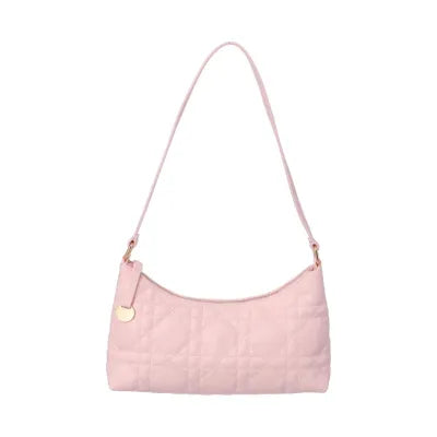 Classic Quilted Series Shoulder Bag (Pink)