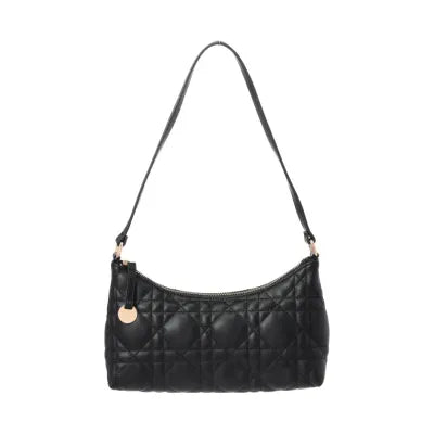 Classic Quilted Series Shoulder Bag (Black)