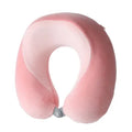 Dual Color Memory Foam U Shaped Neck Pillow(Pink)