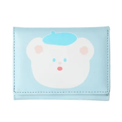 HoHo Bear Summer Sparkling Ice Series Womens Wallet(Blue)