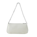 Solid Color Shoulder Bag with Chain (Apricot)