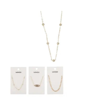 Fashion Series Bead Geometry Necklace (1 pc)