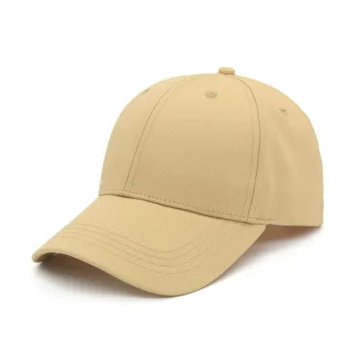 Versatile Solid Color Baseball Cap(Khaki)