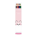 Animal Faces Collection 12-Piece Colored Pencil Set (Cat)