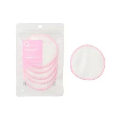 Qbeauty Reusable Makeup Remover Pads (Bamboo Material 5pcsï¼‰