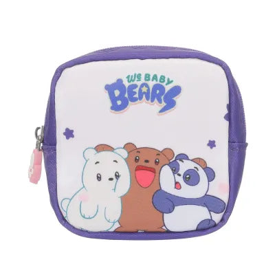 WE BABY BEARS Collection Square Coin Purse(Purple)