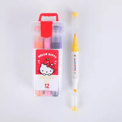 Hello Kitty Apple Season Series 12-Color Marker Set PDQ