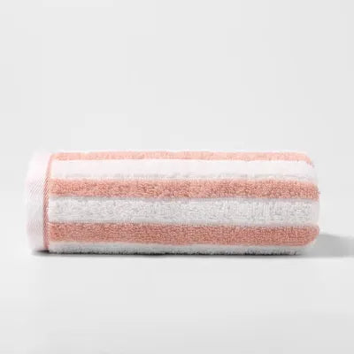 Striped Pure Cotton Towel(Red)